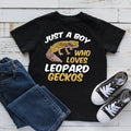 Boy Who Loves Leopard Geckos Kids Tee Toddler Shirt Hoodie Reptile Lover Gecko Design Hoodie – Premium Graphic · Trending Graphic Apparel