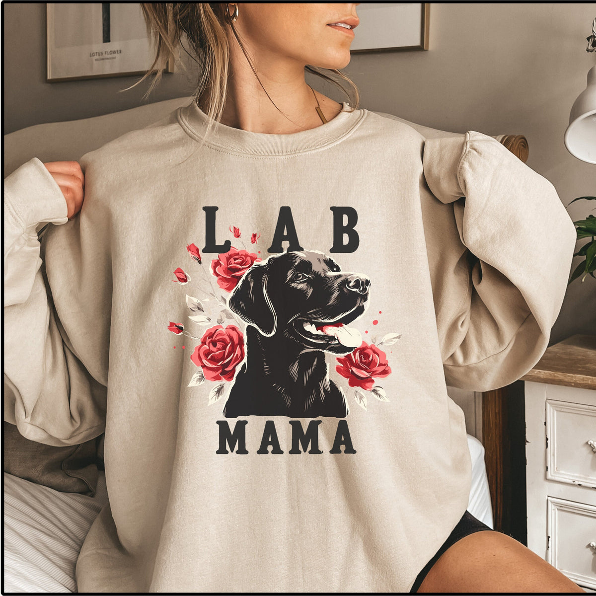 Black Labrador Retriever Sweatshirt Labrador mom Sweatshirt Lab mama tshirt Funny lab Lover Gift Cute Black Lab Mom Dog T shirt Lab Pet Sweatshirt – Easygoing Wear · Top Pick For Any Outfit