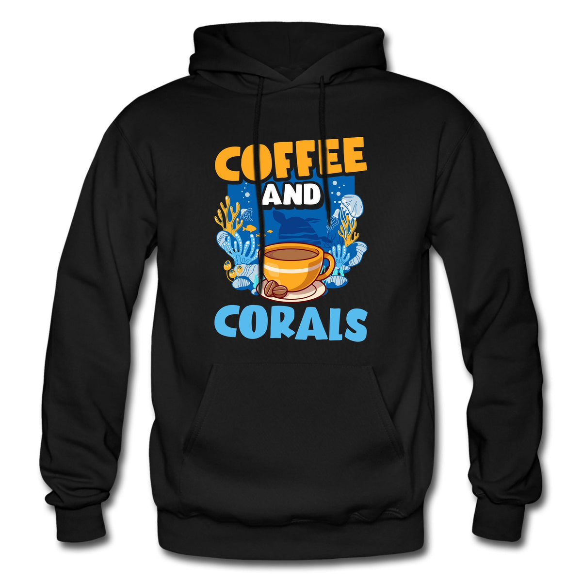 Coral Hoodie Coral Gift Reef Keeping Hoodie Coral Reef Gift Aquarium Hoodie Aquarium Gift Coffee Lover Hoodie Coffee Lover OH1754 Hoodie – Fan Favorite · High-Quality Print
