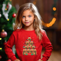 Kids Christmas Jumper Pomeranian Dog Kids Xmas Gift Childrens Xmas Sweater Kids Christmas Sweatshirt Childs Xmas Tree 2 Sweatshirt – Fan Favorite · High-Quality Print