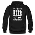 Cane Corso Hoodie Cane Corso Gift Beer Lover Hoodie Beer Lover Gift Cane Corso Dad Dog Lover Hoodie Dog Dad Hoodie Pet Parent OH1752 Hoodie – Premium Graphic · Great Gift For Fans