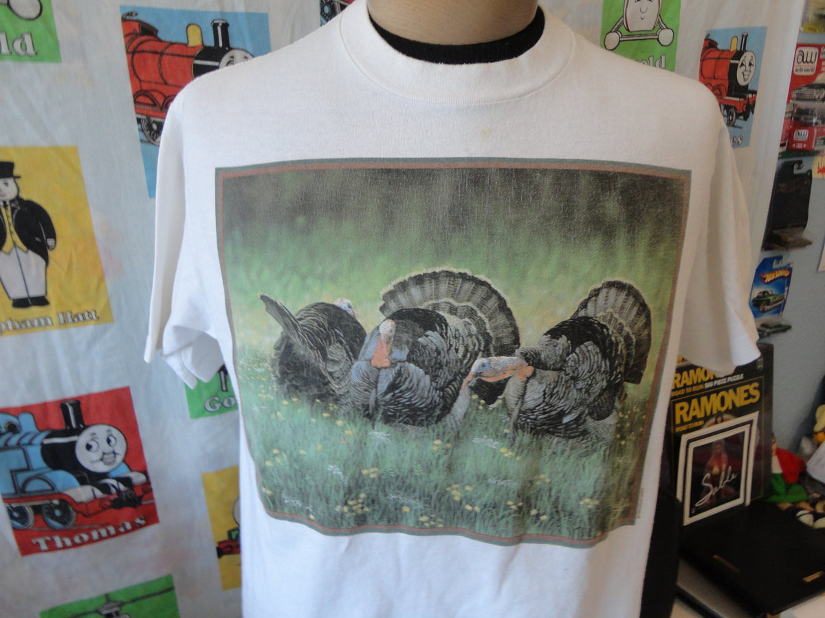 Vintage 9039s Eddie Leroy 1993 Turkey Thanksgiving Holiday Single Stitch T Shirt L Graphic Tee – Fan Favorite · Trending Graphic Apparel