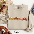 Thanksgiving Pie Sweatshirt Pumpkin Pie Sweater Apple Pie Cherry Pie Cute Fall Shirt Fall Season Sweater Thanksgiving Dessert Shirt Sweatshirt – Warm & Stylish · Great Gift For Fans