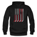 Ice Hockey Hoodie USA Flag Hockey Flag Hoodie Hockey Gift USA Hockey Sports Sweatshirt Gift for Hockey Fan Athlete Gift OH1576 Hoodie – Warm & Stylish · Perfect For Daily Wear
