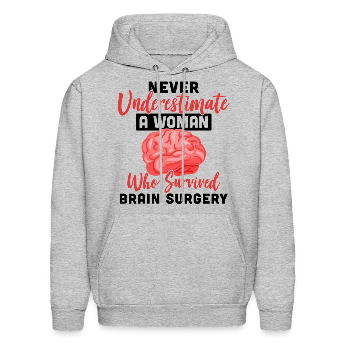 Brain Surgery Survivor Brain Surgery Hoodie Brain Surgery Gift Powerful Woman Hoodie Warrior Sweatshirt Survivor Sweatshirt OH1992 Hoodie – Bold Style · Great Gift For Fans