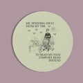 Silly Bookish Sticker for Romance Reader Funny Historical Fiction Sticker Boho Butterflies Cute TBR Reading Gift Bookworm or Librarian Graphic Tee – Feel-Good Design · Great Gift For Fans