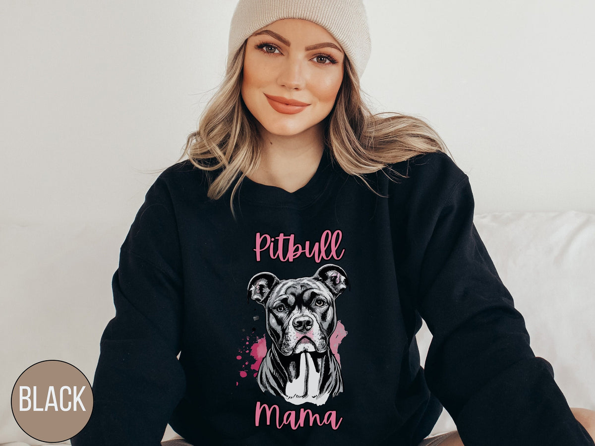 Pitbull mom Sweatshirt Pitbull Mama don39t bully my breed pitbull mom Sweatshirt dog lover bully breed Pitbull mom gift Pitbull owner Sweatshirt – Easygoing Wear · Top Pick For Any Outfit