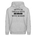 Speech Therapist Hoodie Therapy Hoodie Therapist Gift Speech Language Hoodie Speech Pathology Gift Speech Therapy Hoodie OH2318 Hoodie – Premium Graphic · Top Pick For Any Outfit