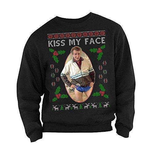 Alan Partridge Christmas Sweater Kiss My Face Graphic Tee – Aesthetic Look · Trending Graphic Apparel