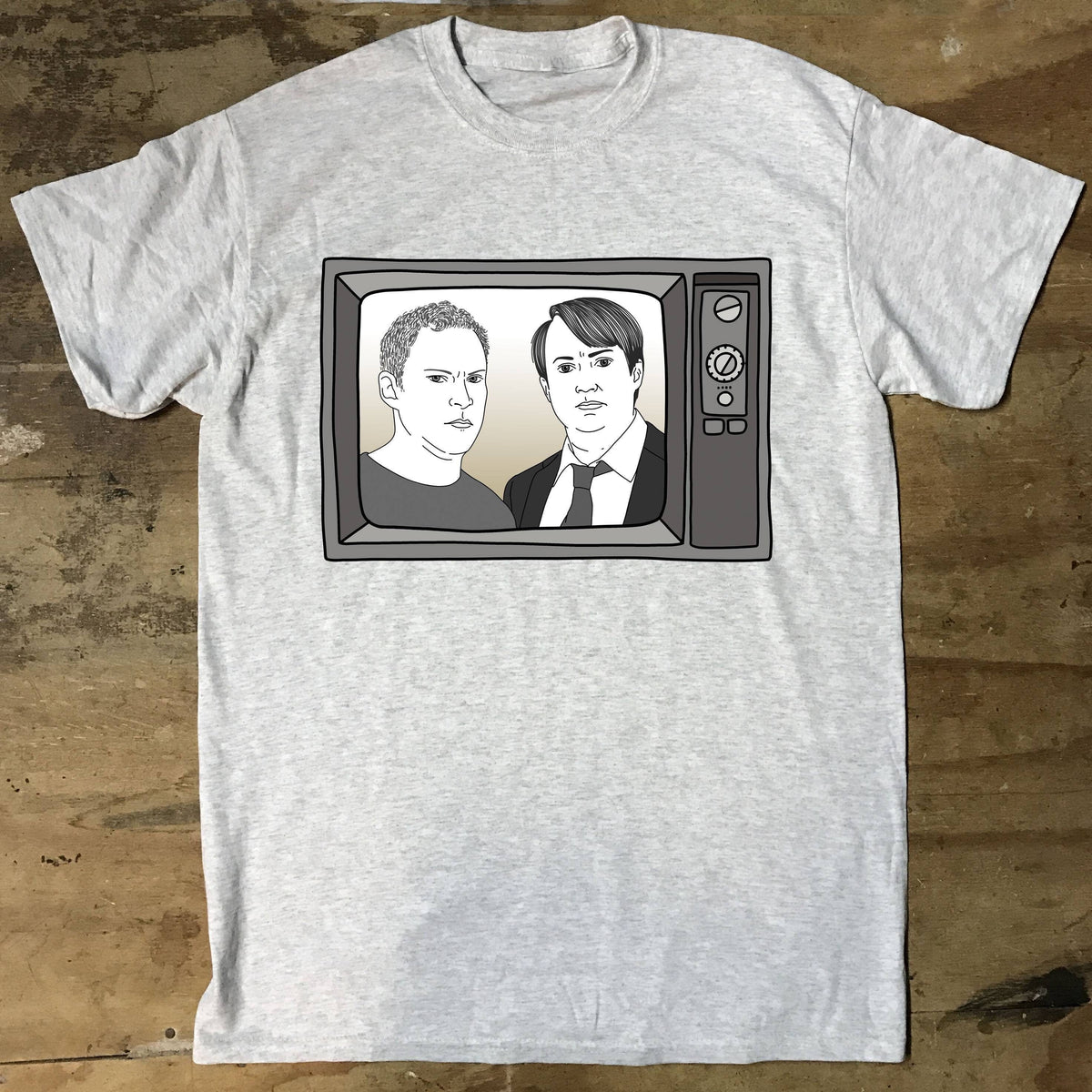 Peep Show Mark and Jez Tv Graphic Tee – Bold Style · Must-Have Style