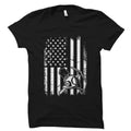 Mining Shirt Mining Gift Miner Shirt Miner Gift USA Shirt USA Flag Shirt Patriotic Shirt Gift for Miner Heavy Equipment OS5383 Graphic Tee – Soft Feel · High-Quality Print