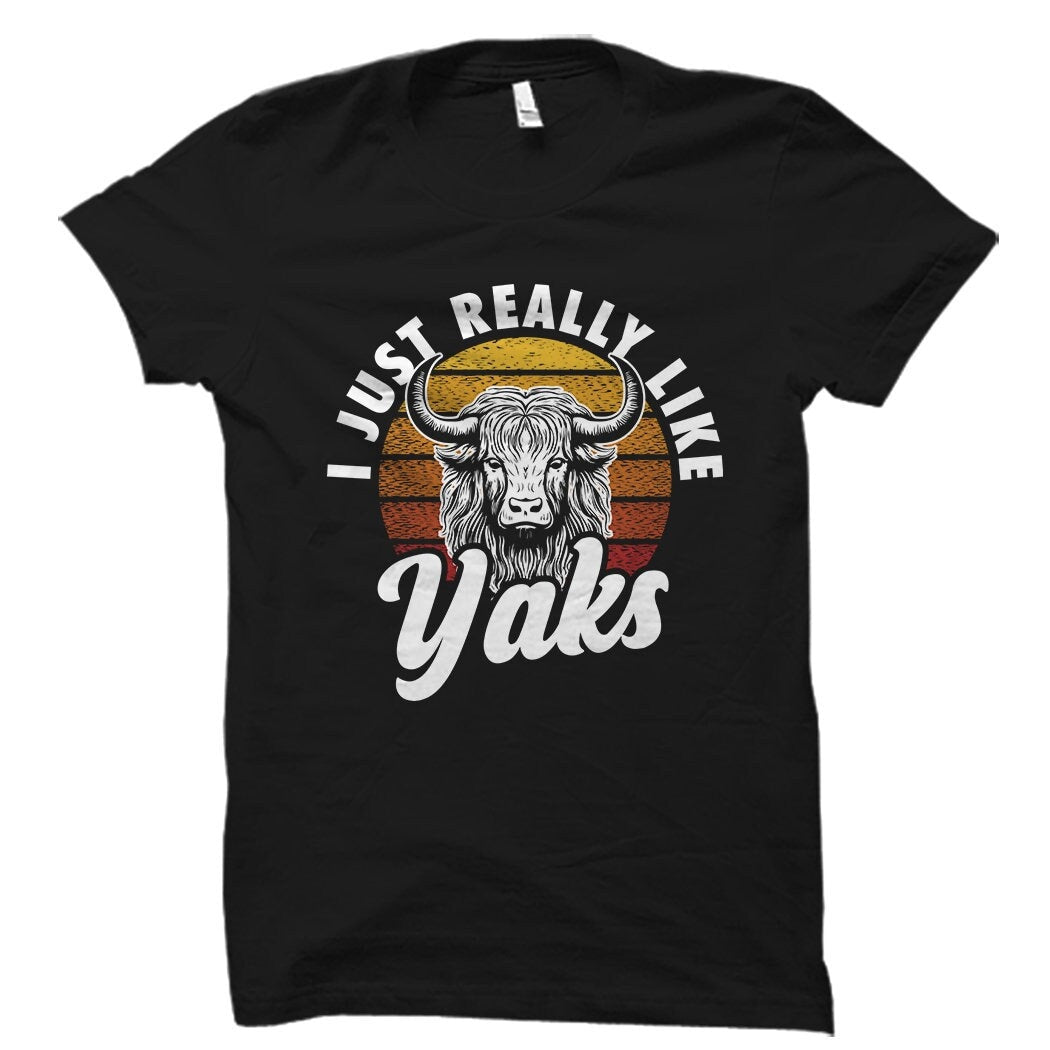 Yak Shirt Yaks Gift Yak Lover Shirt Yak Lover Gift Animal Shirt Yak Tshirt Funny Yak Shirt I Like Yaks Shirt Wildlife Shirt OS5365 Graphic Tee – Bold Style · Perfect For Daily Wear