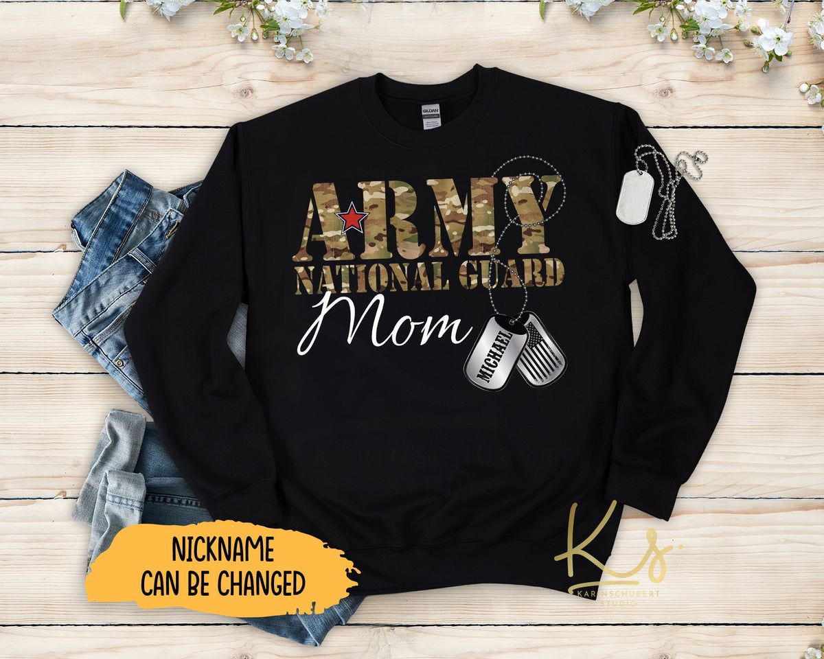 Army National Guard Mom Sweatshirt Army National Guard Family Sweatshirts Army National Guard Sweatshirt US Army National Guard Military Sweatshirt – Cozy Vibes · Must-Have Style