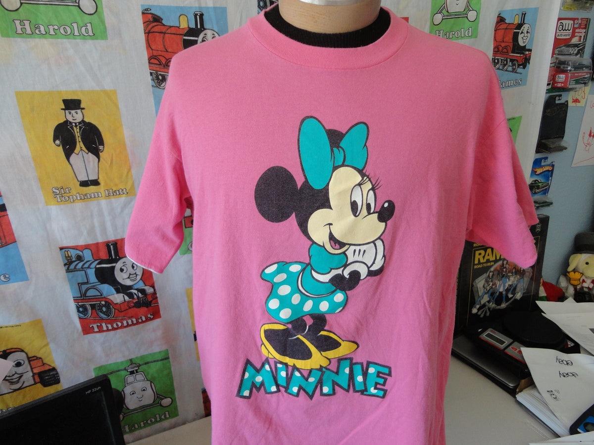 Vintage 9039s Minnie Mouse Disney Pink T Shirt Size XL Graphic Tee – Cozy Vibes · Trending Graphic Apparel