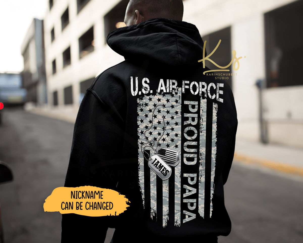 US Air Force Proud Dad Hoodie Proud Air Force Hoodie Air Force Family Matching Hoodies US Air Force Military Hoodie US Air Force Hoodie Hoodie – Aesthetic Look · Must-Have Style