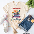 I39d Rather Be Reading Shirt Reading Teacher Shirt Teacher Gift Teacher Appreciation Gift Librarian Gift Library Shirt Librarian Shirt Graphic Tee – Feel-Good Design · Top Pick For Any Outfit