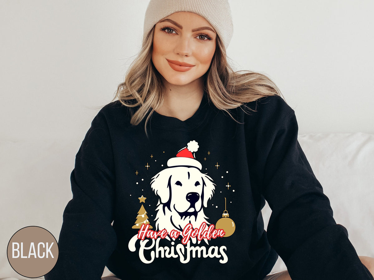 Golden Retriever Christmas Sweatshirt Golden dog Christmas Sweatshirt Golden dog Gift Golden Retriever Lovers Golden Retriever mom GRM Sweatshirt – Fan Favorite · Great Gift For Fans