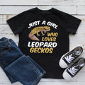 Girl Who Loves Leopard Geckos Kids TShirt Toddler Shirt Hoodie Gecko Lover Reptile Tee Hoodie – Easygoing Wear · Must-Have Style