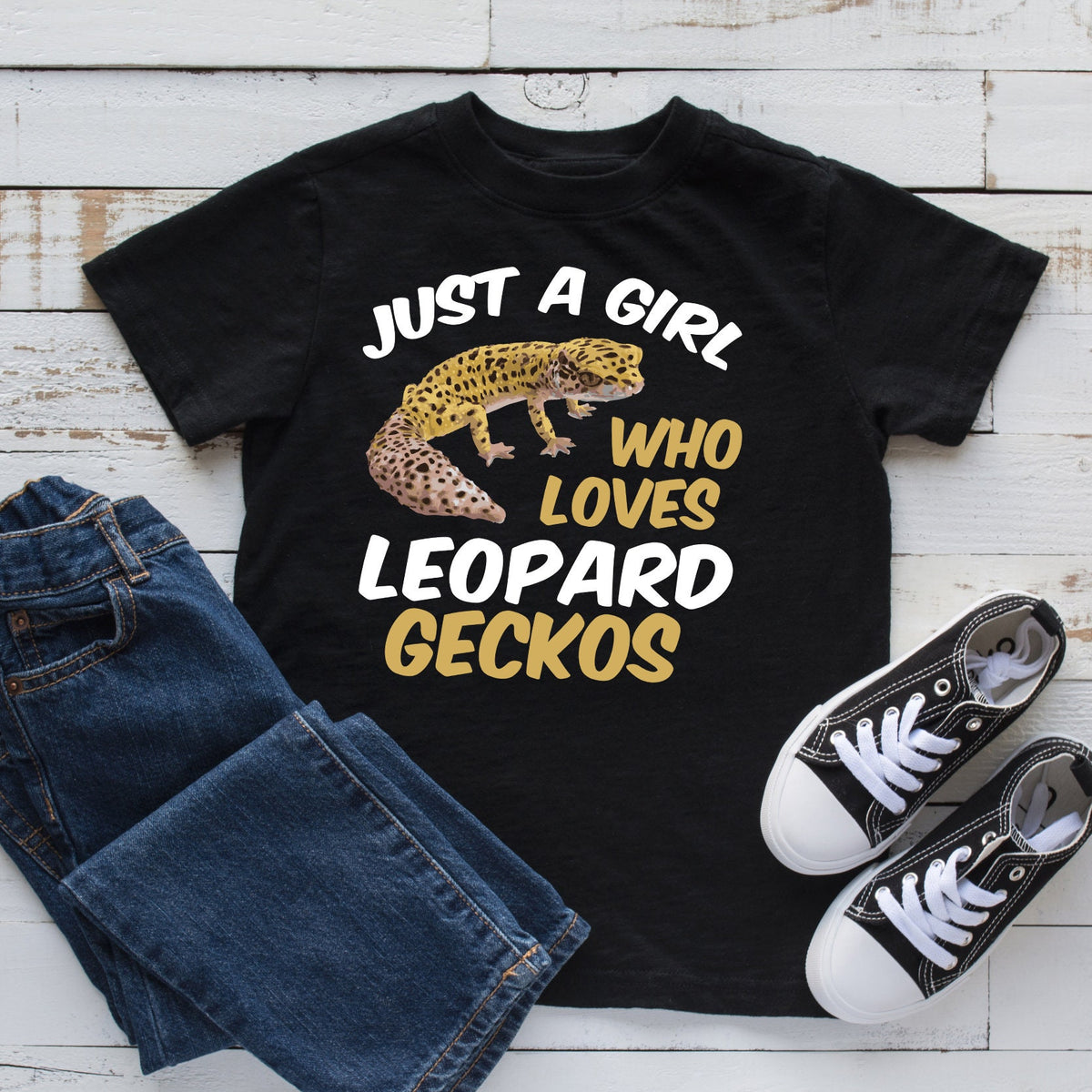 Girl Who Loves Leopard Geckos Kids TShirt Toddler Shirt Hoodie Gecko Lover Reptile Tee Hoodie – Easygoing Wear · Must-Have Style