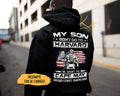 My Son Didn39t Go To Harvard He Went To Cape May Proud Coast Guard Dad Hoodie Custom Family Matching Hoodies Coast Guard Military Hoodies Hoodie – Everyday Comfort · High-Quality Print