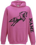 horse riding gifts for girls horse hoodies for girls horse riding gifts horse print personalised hoodies for kids horse hoody childrens Hoodie – Premium Graphic · Must-Have Style