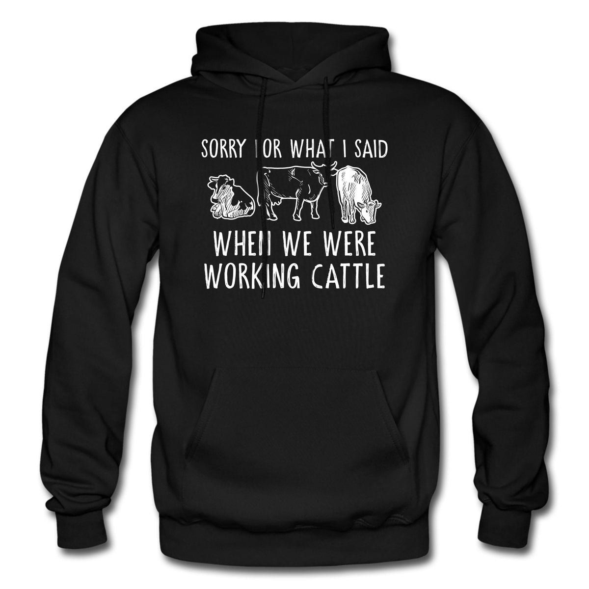 Cattle Hoodie Cattle Gift Farmer Sweatshirt Agriculture Gift Cow Lover Hoodie Cow Lover Gift Ranch Hoodie Ranch Gift Farm OH2288 Hoodie – Easygoing Wear · High-Quality Print