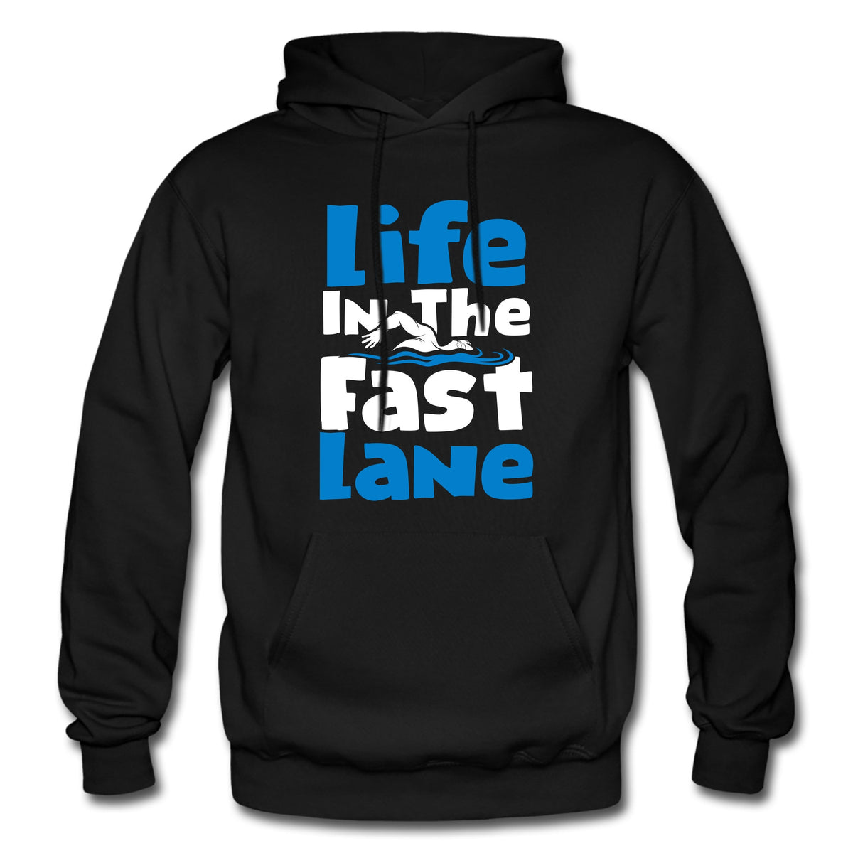 Swimmer Hoodie Swimmer Gift Swim Gift Swim Coach Hoodie Swim Coach Gift Swimming Hoodie Swimming Gift Fast Lane Hoodie OH2211 Hoodie – Aesthetic Look · High-Quality Print