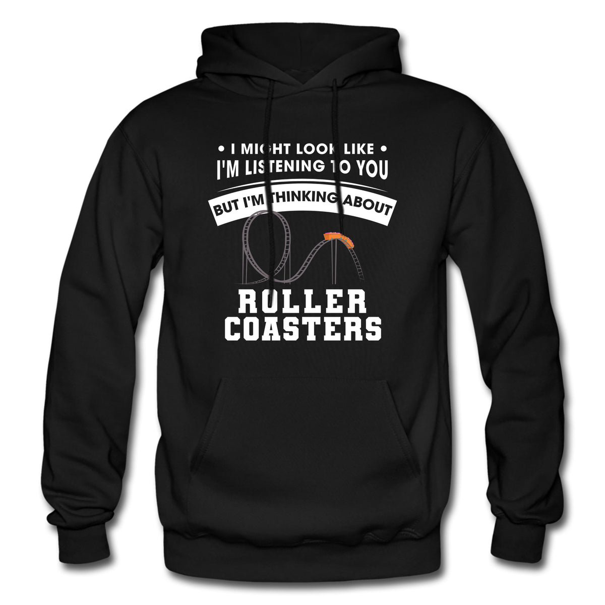Roller Coaster Hoodie Coaster Enthusiast Theme Park Hoodie Theme Park Gift Roller Coaster Gift Thrill Ride Hoodie Thrill Ride OH1409 Hoodie – Premium Graphic · Great Gift For Fans
