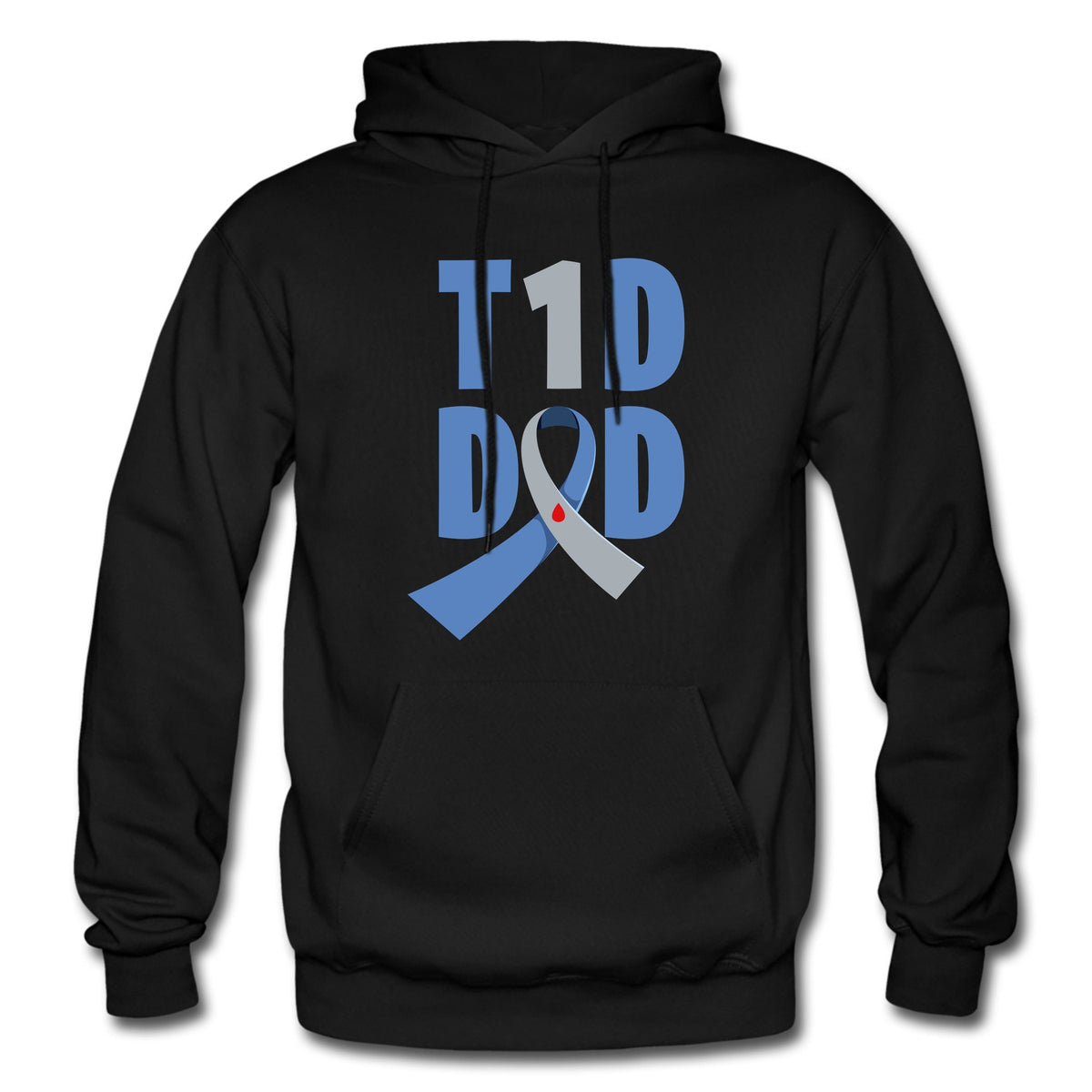 Diabetes Hoodie Diabetes Gift T1D Hoodie T1D Gift Dad Hoodie Dad Gift T1D Dad Hoodie T1d Dad Gift Medical Hoodie OH1366 Hoodie – Fan Favorite · Perfect For Daily Wear