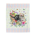 Floral Kitten Blanket with Butterflies Cute Kitten Gift for Cat Mom or Cat Lover Kitschy 90s Aesthetic Blanket for Daughter Who Loves Cats Graphic Tee – Feel-Good Design · Top Pick For Any Outfit
