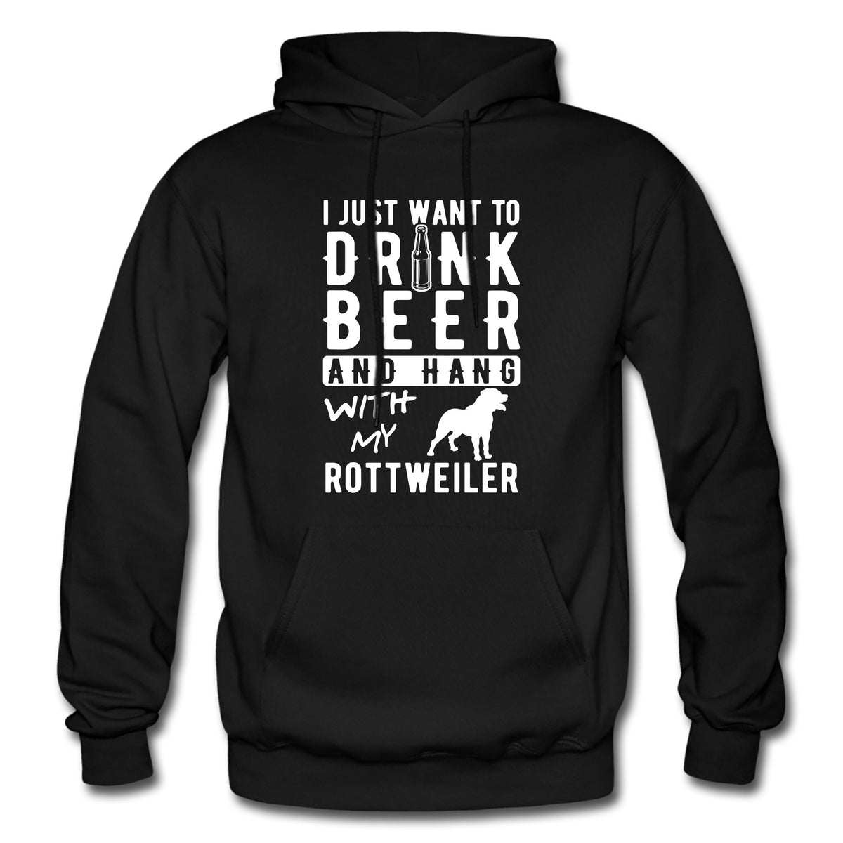 Rottweiler Hoodie Rottweiler Gift Beer Lover Gift Dog Lover Hoodie Dog Lover Gift Rottweiler Beer Drinking Hoodie Beer Dog OH1453 Hoodie – Easygoing Wear · Trending Graphic Apparel