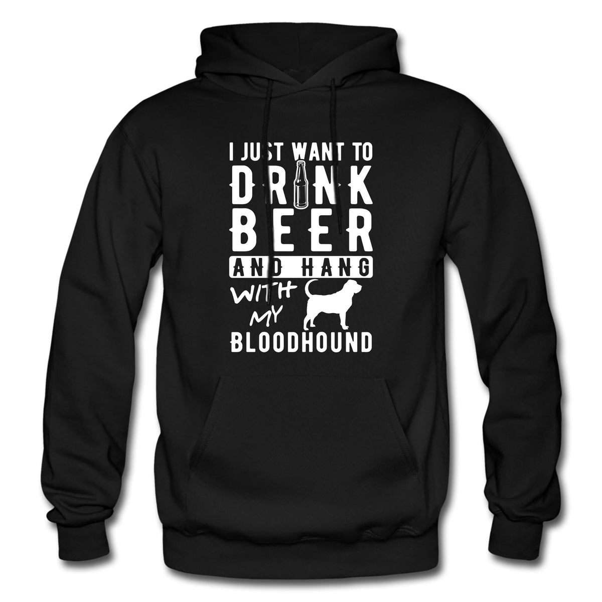 Bloodhound Hoodie Bloodhound Gift Dog Lover Hoodie Dog Lover Gift Beer Hoodie Beer Gift Pet Owner Sweatshirt Pet Owner Gift OH1708 Hoodie – Easygoing Wear · Great Gift For Fans