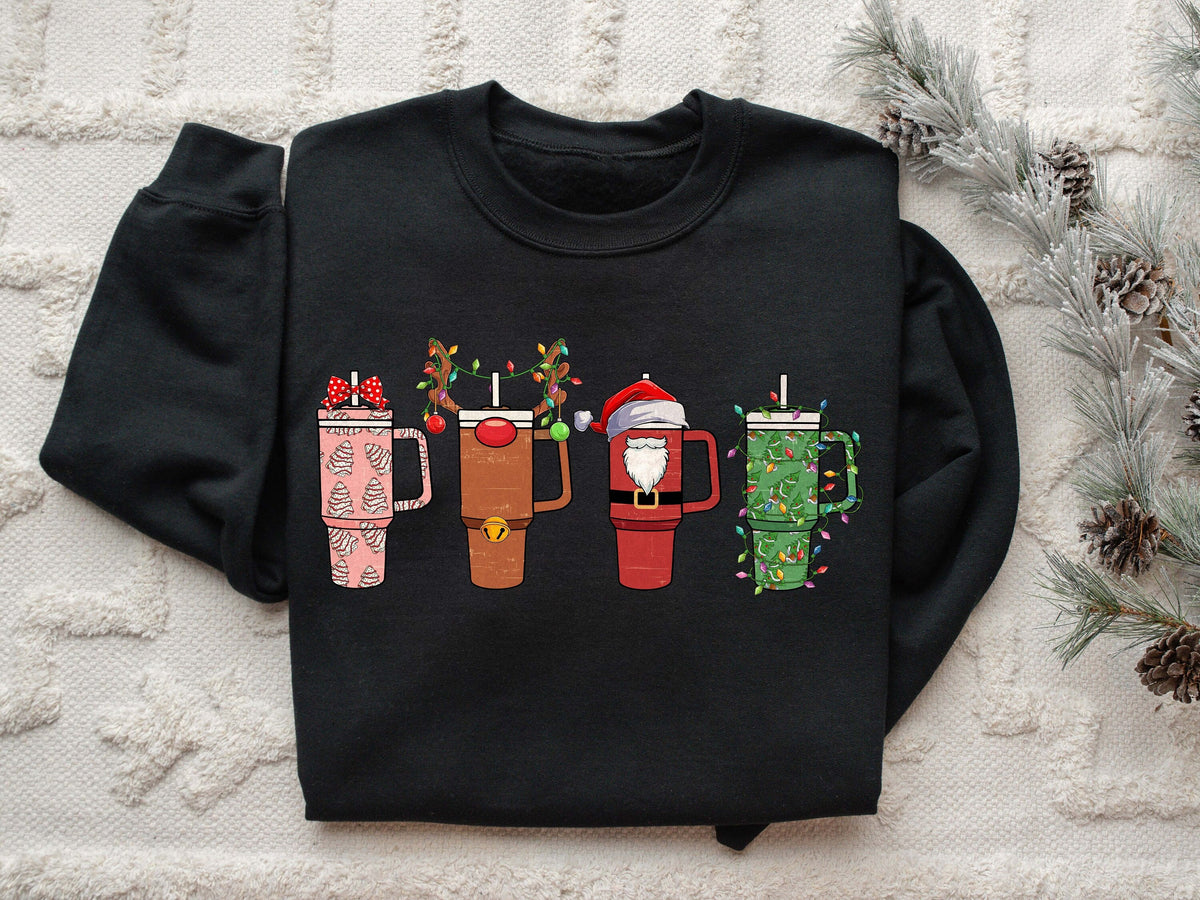 Christmas Coffee Sweatshirt Christmas Sweatshirt Christmas Shirt Coffee Lover Gift Worker Winter Christmas Snowman Latte Coffee Lover Sweatshirt – Bold Style · Must-Have Style
