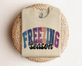Freezin39 Season Sweatshirt Holiday Season Sweatshirt Womens Holiday Sweatshirt Freezing Cold Sweatshirt Christmas Gift Christmas Shirt Sweatshirt – Aesthetic Look · High-Quality Print