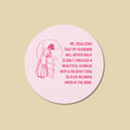 Silly Bookish Sticker for Romance Reader Funny Romance Tropes Sticker with Hot Pink Aesthetic Book Lover Sticker Historical Romance Graphic Tee – Everyday Comfort · Great Gift For Fans
