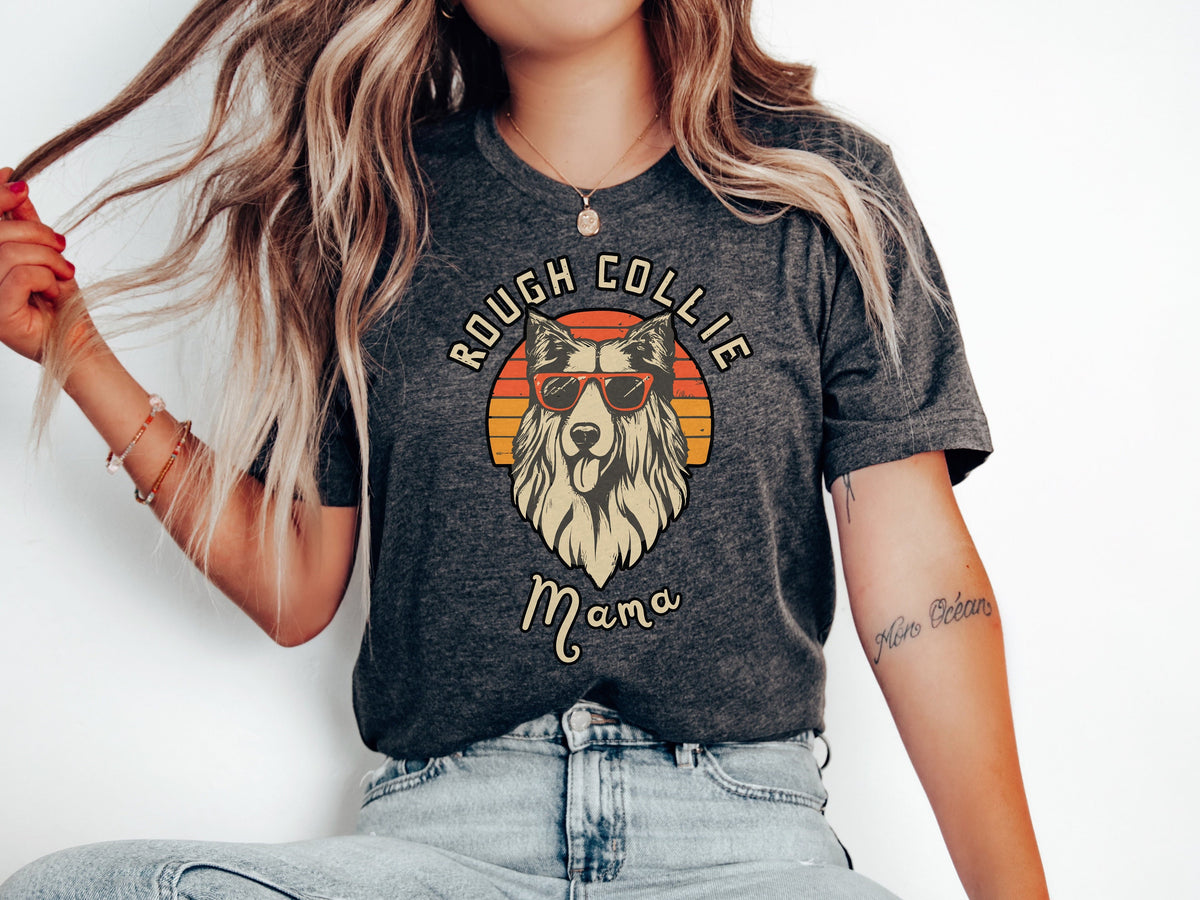 Rough Collie Mom shirt Funny Collie Shirt Rough Collie Tshirt Rough Collie gift Rough Collie shirt for women Rough Collie Owner T shirt Graphic Tee – Soft Feel · Must-Have Style