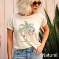 Beach Christmas Shirt Palm Tree Shirt Beachy Christmas Tropical Christmas Shirt Coastal Christmas Tee Hawaii Florida Christmas Shirt Graphic Tee – Cozy Vibes · Perfect For Daily Wear