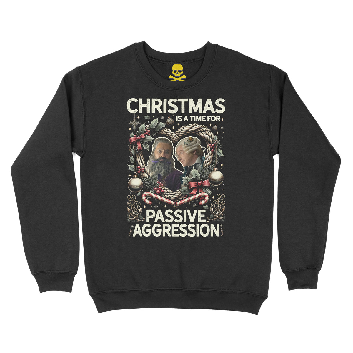 Our Flag Christmas Sweater Christmas Is A Time For Passive Aggression Xmas Custom Title Graphic Tee – Warm & Stylish · Top Pick For Any Outfit