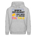 Speech Pathologist Hoodie Speech Pathologist Gift Therapist Hoodie Therapist Gift Communication Hoodie Health Specialist Gift OH2348 Hoodie – Soft Feel · Top Pick For Any Outfit