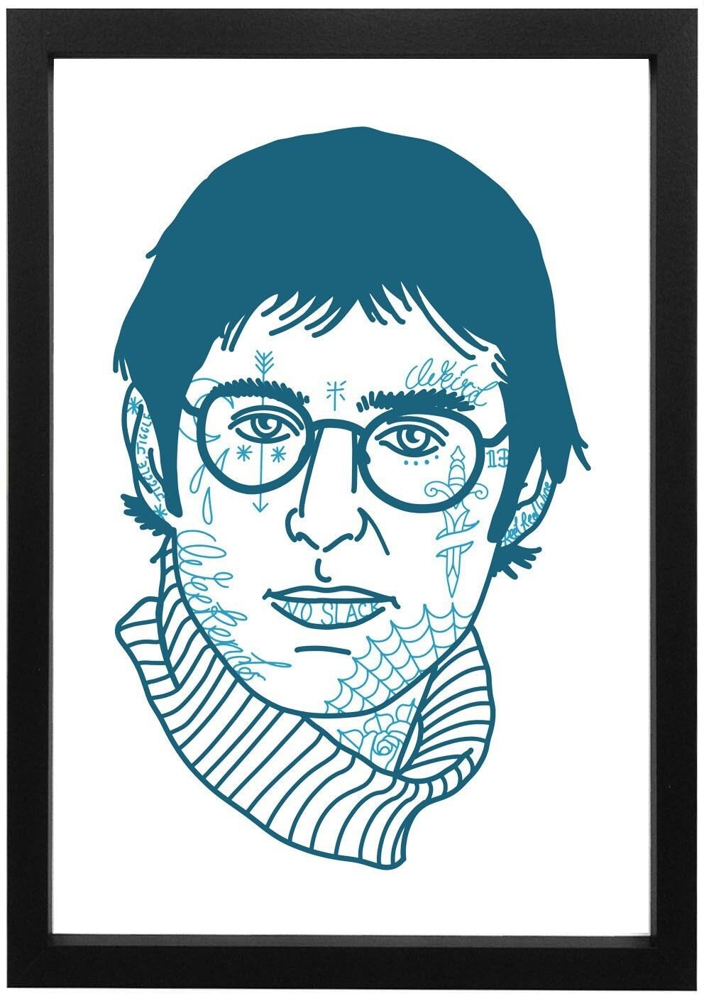 Louis Theroux Tattooed Louis Print Graphic Tee – Easygoing Wear · High-Quality Print