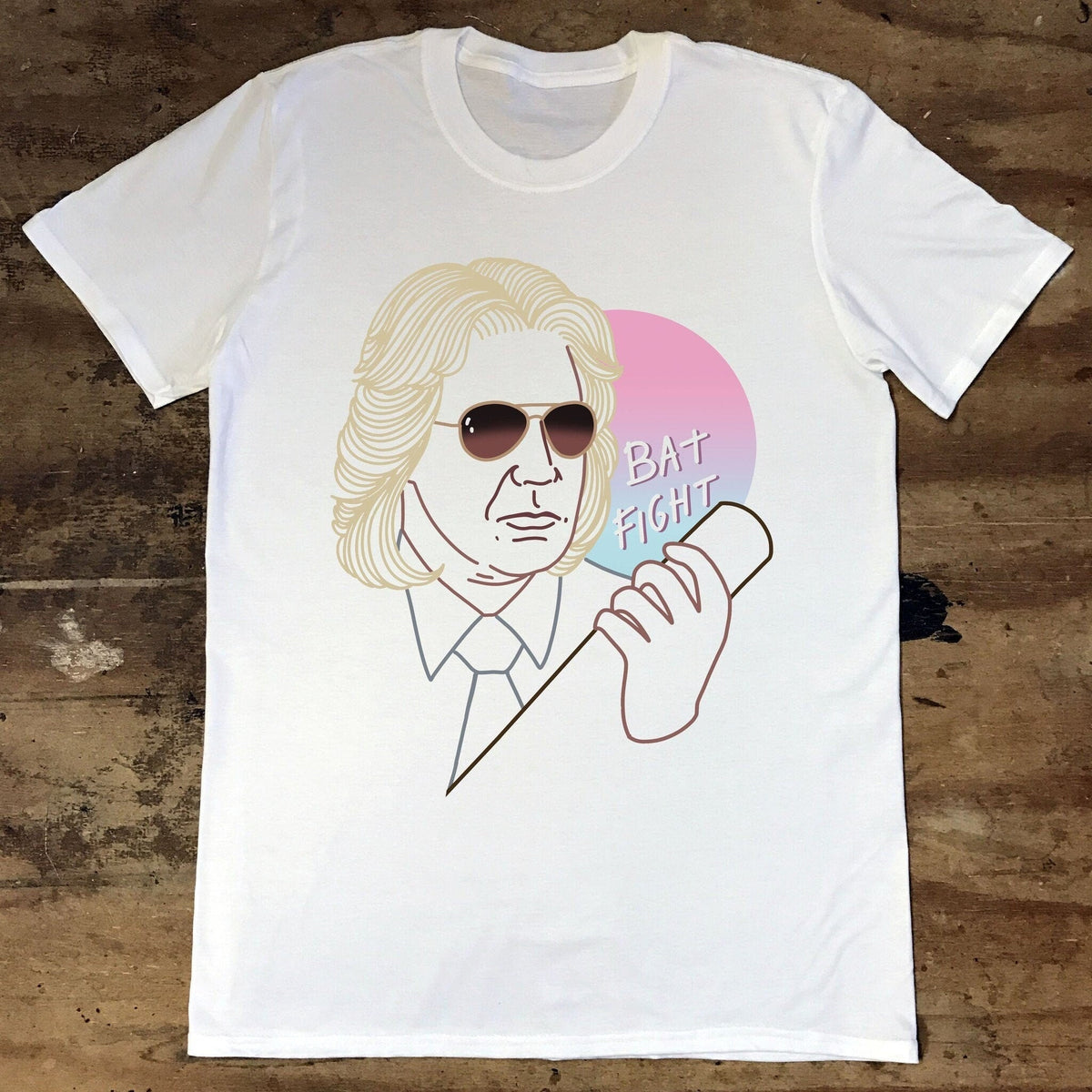 Eastbound and Down Bat Fight Retro T Shirt Graphic Tee – Warm & Stylish · High-Quality Print
