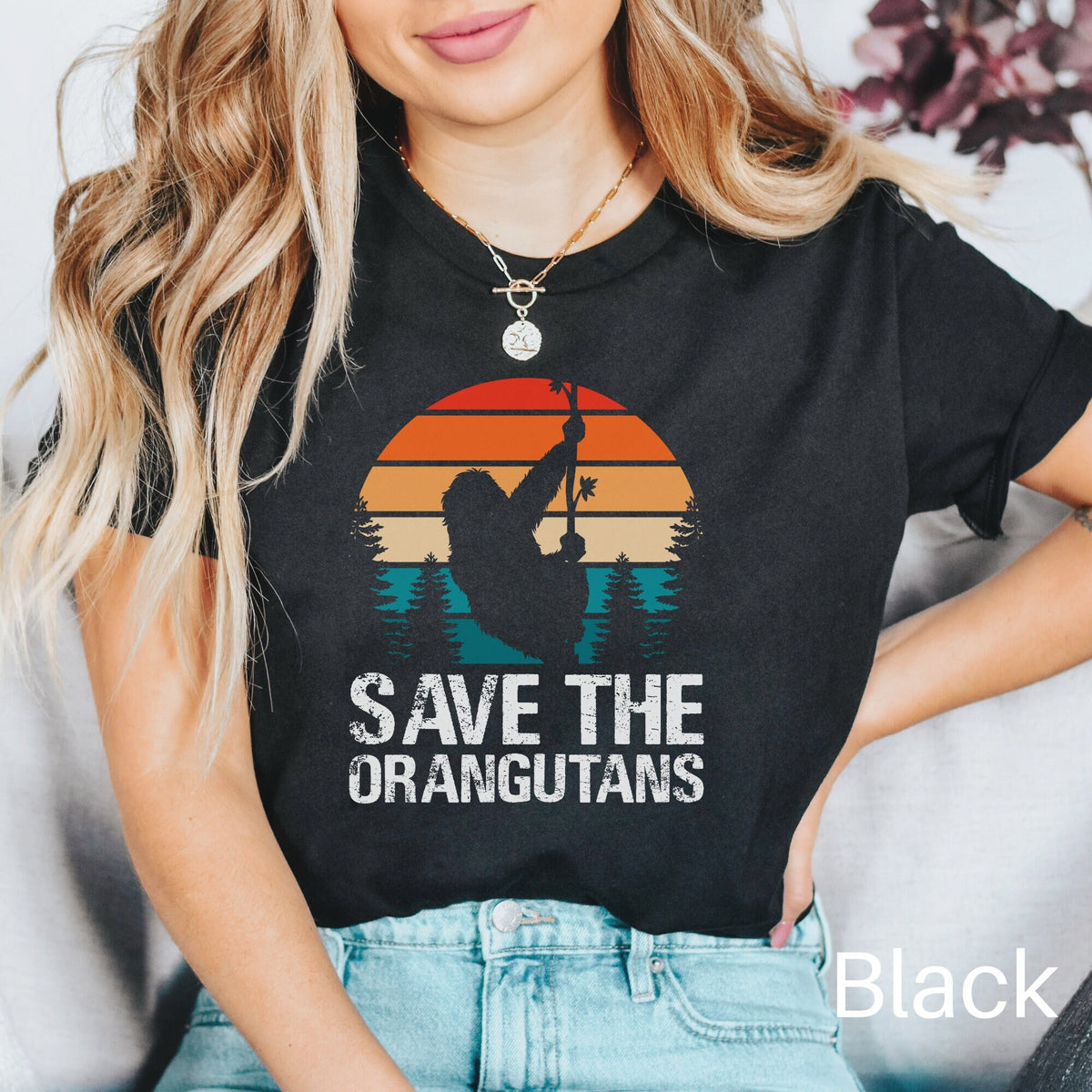 Save the Orangutans Shirt Monkey Shirt Primates Tee Save Our Forests Tshirt Animal Conservation Tee Environment Shirt Monkey Lover Graphic Tee – Fan Favorite · Perfect For Daily Wear