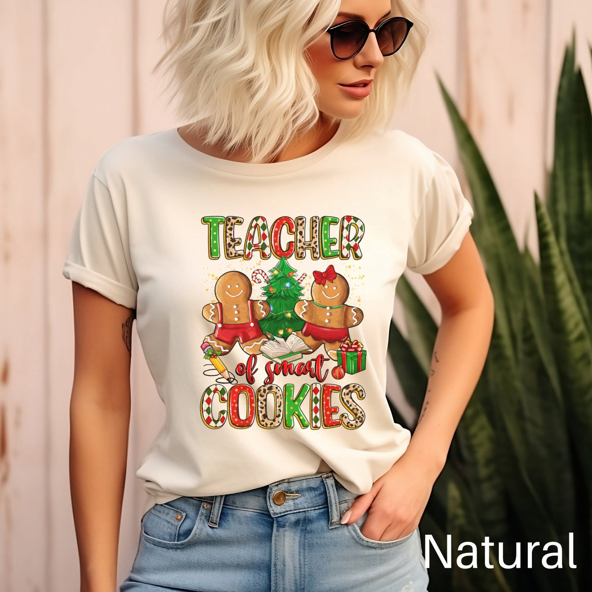 Christmas Teacher Shirt Teacher of Smart Cookies Shirt Gingerbread Shirt Teacher Gift Elementary School Teacher Xmas Shirt Teacher Team Graphic Tee – Bold Style · Trending Graphic Apparel