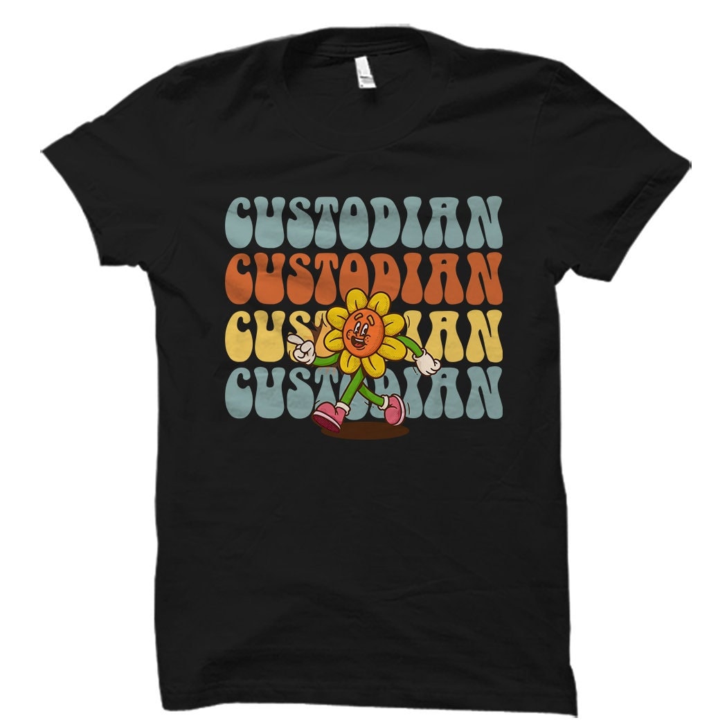 Custodian Shirt Custodian Gift Janitor Shirt Janitor Gift Maintenance Shirt Maintenance Gift School Custodian Cleaning Staff Shirt Graphic Tee – Aesthetic Look · Trending Graphic Apparel