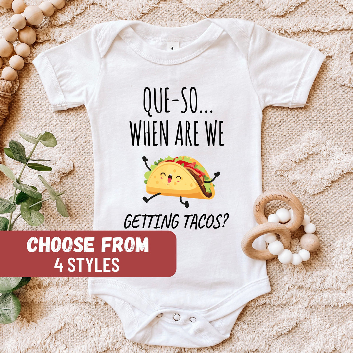 Taco Baby Clothes Taco Baby Bodysuit Baby Shower Gift Cute Baby Bodysuit Taco Gift Que So When Are We Getting Tacos Baby Bodysuit Graphic Tee – Soft Feel · Great Gift For Fans