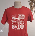 Vintage 80s Vidler39s 510 red Tshirt size M Graphic Tee – Feel-Good Design · Trending Graphic Apparel