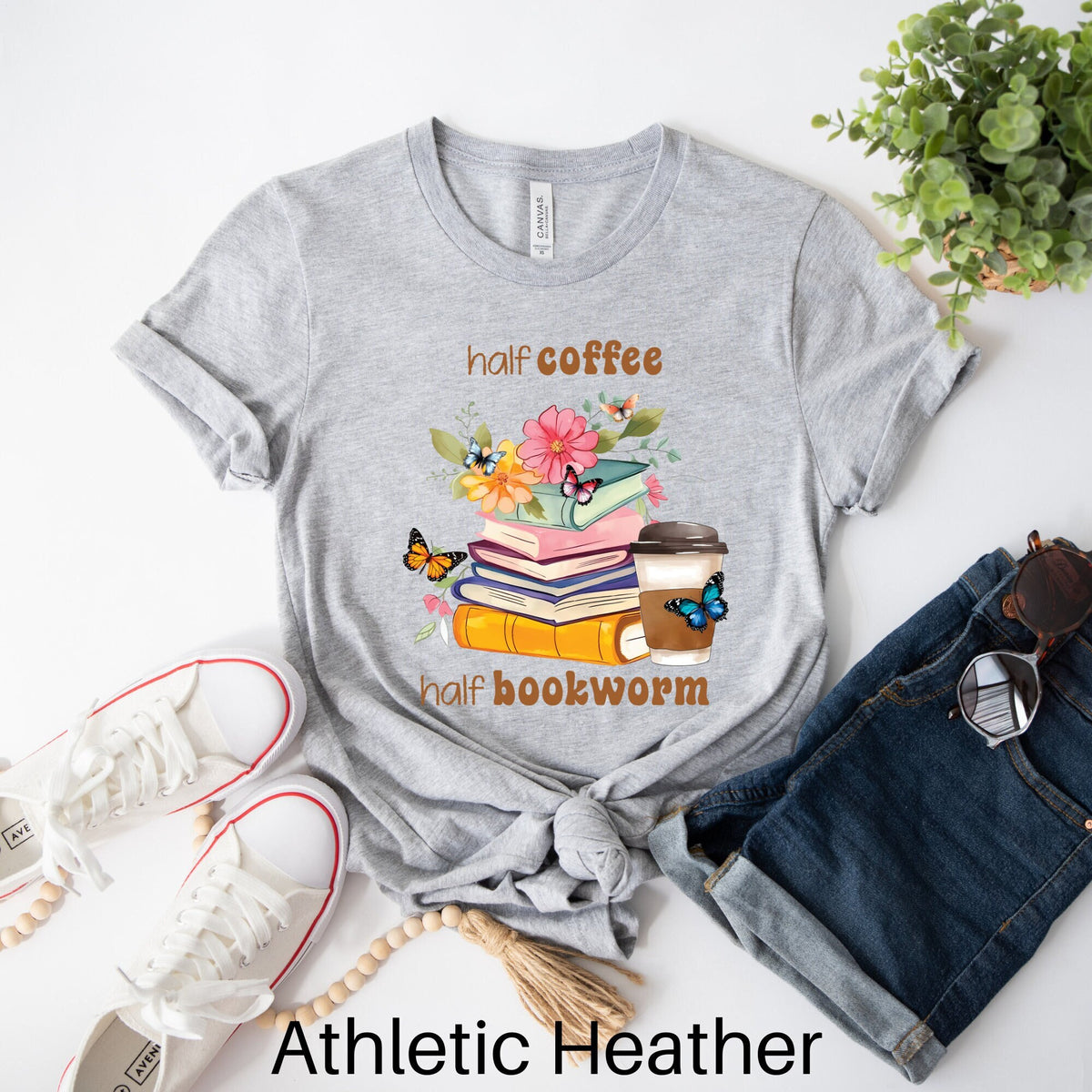 Bookworm Shirt Reading Teacher Shirt Back To School Shirt Teacher Gift Teacher Appreciation Gift Librarian Gift Librarian Shirt Graphic Tee – Cozy Vibes · High-Quality Print