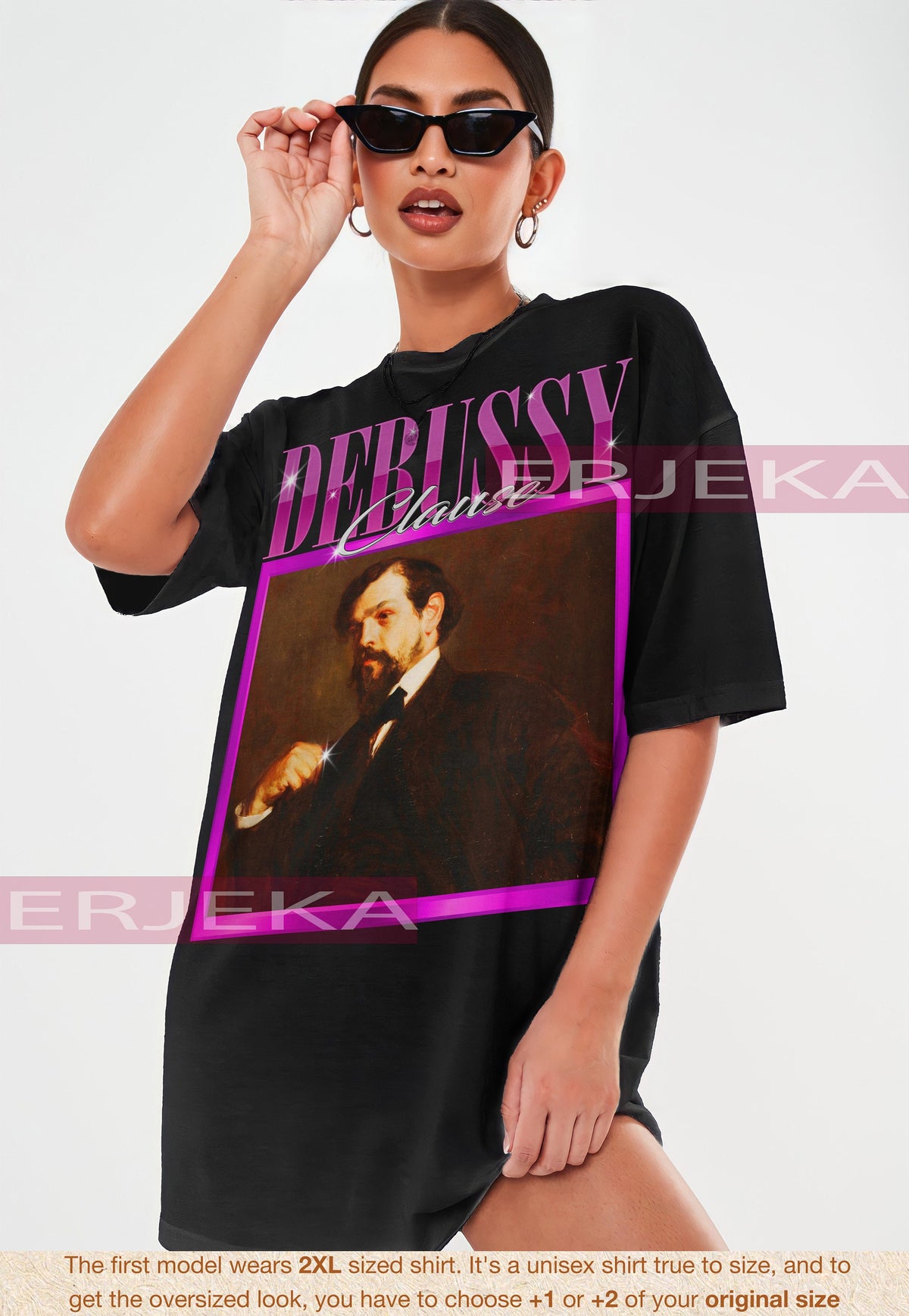 Claude Debussy Classical Music Artist Claude Debussy Homage Shirt Claude Debussy Fan Claude Debussy Retro 90s Sweater Pianist Legend Tee Graphic Tee – Cozy Vibes · Must-Have Style