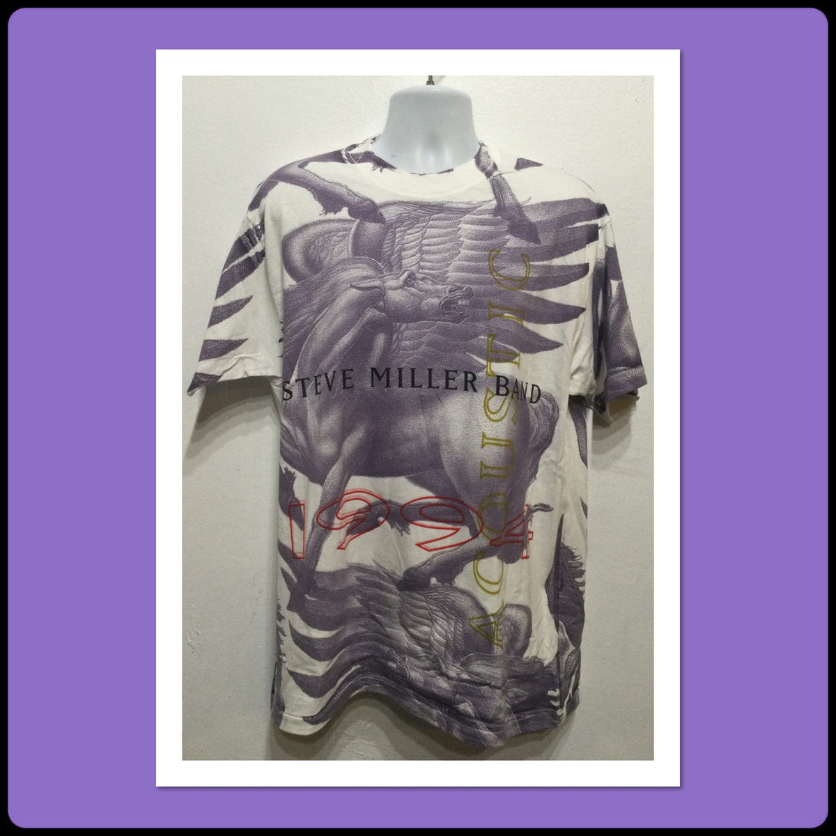 Vintage 1994 Steve Miller Band rock T shirt Size large Graphic Tee – Feel-Good Design · High-Quality Print