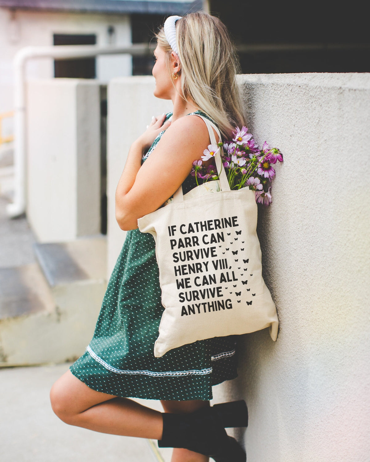 Tudor History Tote Bag Catherine Parr and Henry the 8th Funny English History Gift for Professor Social Studies Silly Historian Tote Tote Bag – Bold Style · Must-Have Style